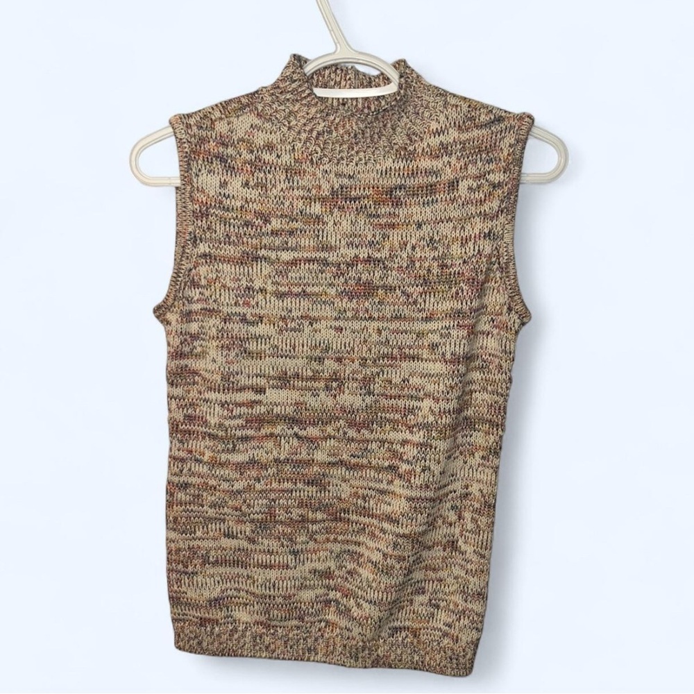 Talbots Multicolor Sleeveless Knit Top